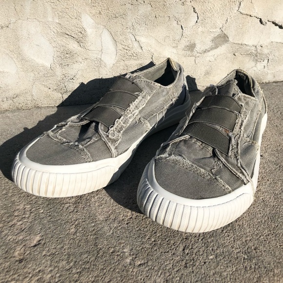 Blowfish Shoes | Blowfish Green Slip On Sneakers | Poshmark